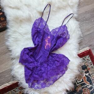 Vintage "Bernadette New York" Lace & Satin Camisole - Size S
